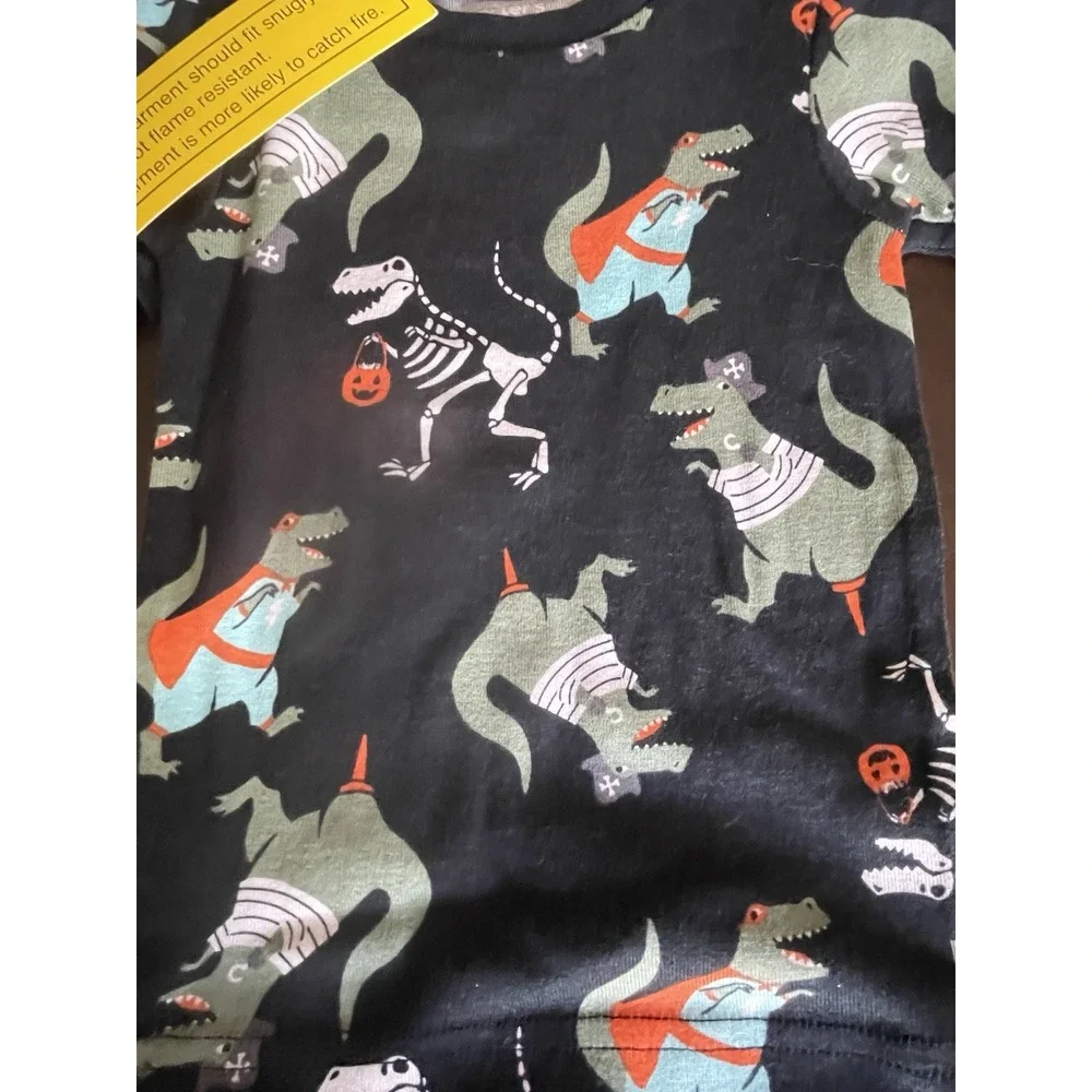 Carter's Baby Size 12 m Halloween T-Rex 4-Piece Pajama Set New with Tags